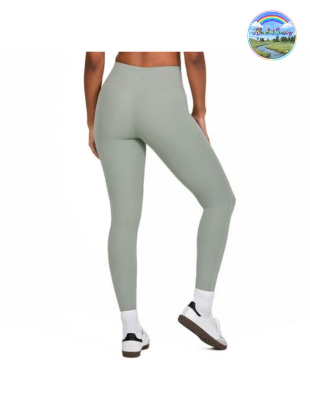 High Waisted Tummy Control Leggings No Front Seam Buttery Soft Yoga Gym